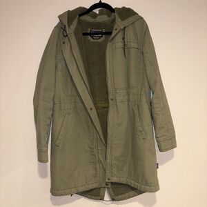 Patagonia Olive Green Hooded Jacket